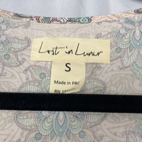 ANTHROPOLOGIE LOST IN LUNAR Multicoloured Floral Robe Kimono Maxi - Size Small - Picture 6 of 13